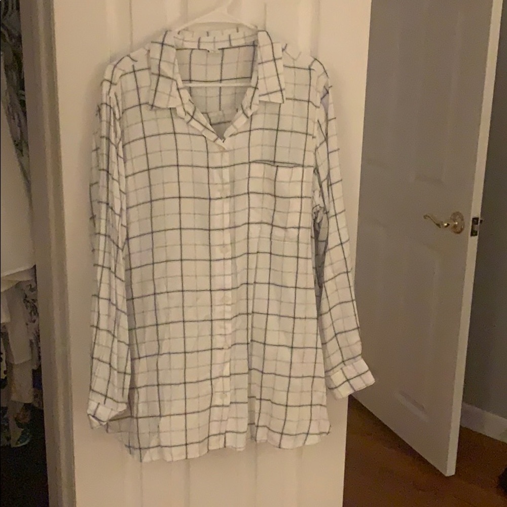 Old navy plaid- xl